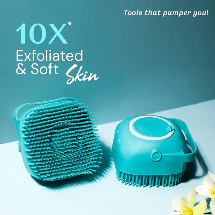 Silicon bath brush