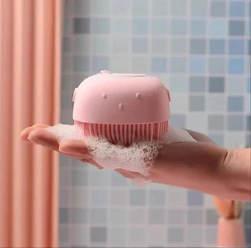 Silicon bath brush