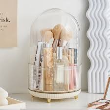 Make up brush storage bin